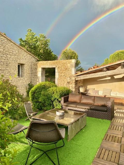 Mas Orea Gordes Exterior foto
